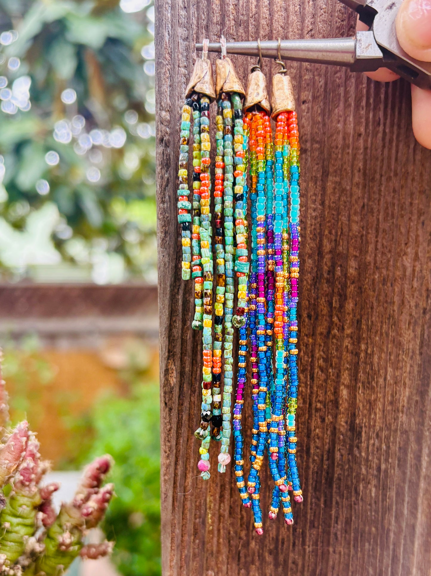 Beaded earrings