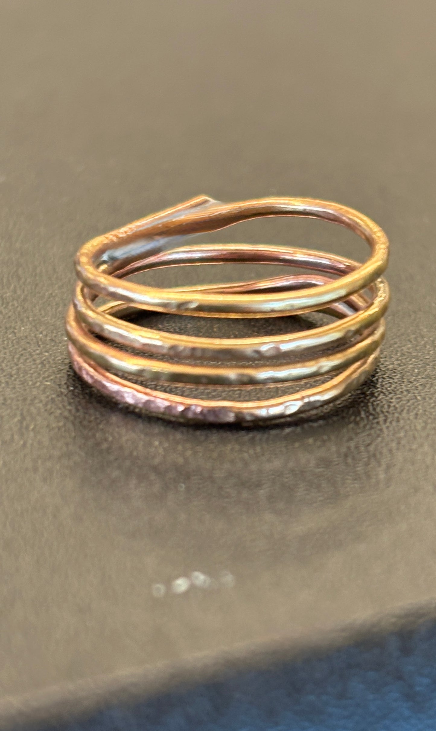 Brass loopy rings!