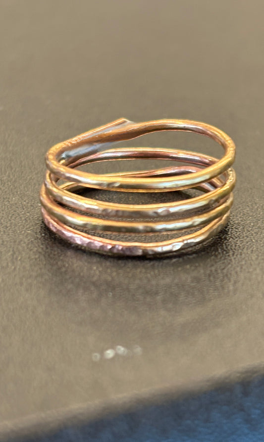 Brass loopy rings!
