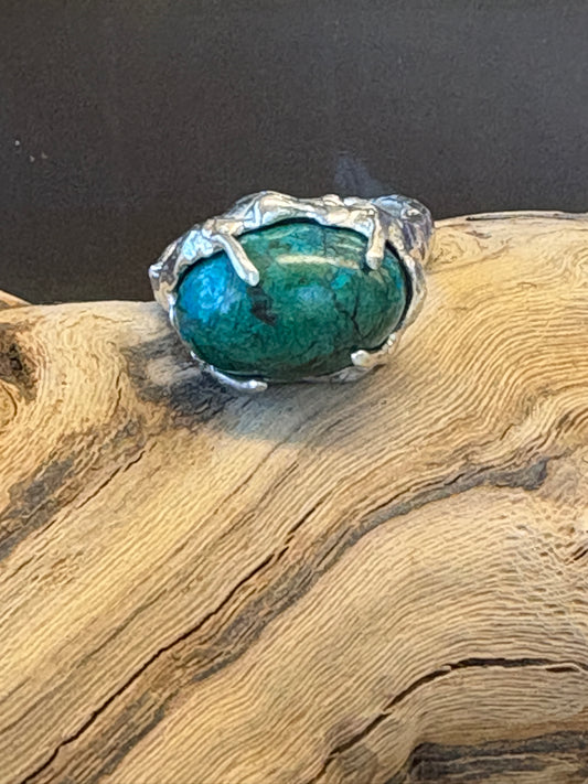 Sterling silver, lost wax casted, ring!