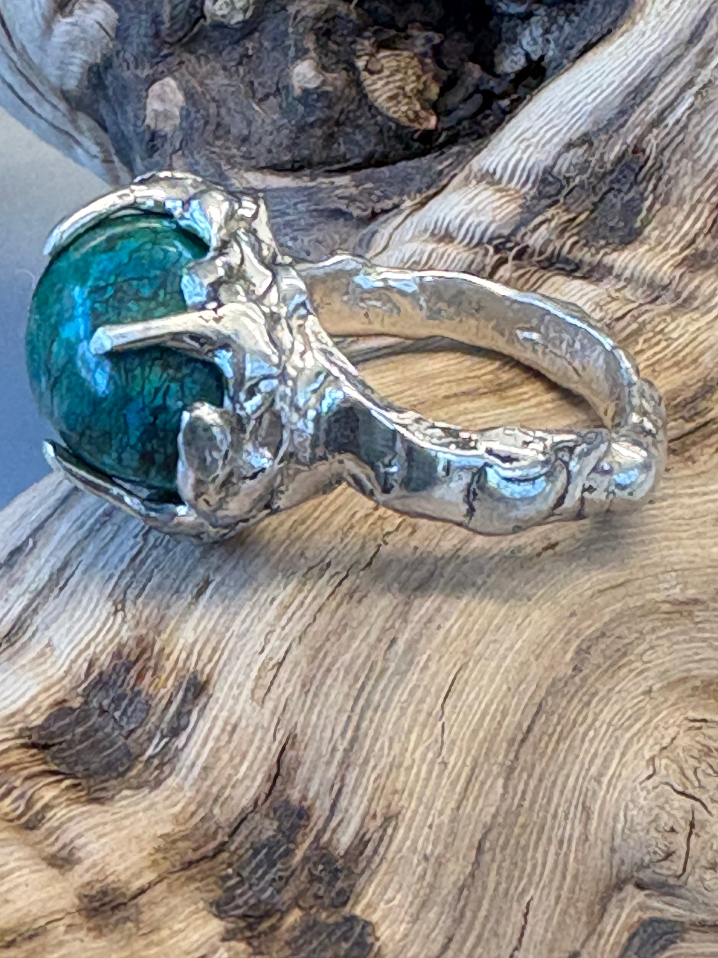 Sterling silver, lost wax casted, ring!
