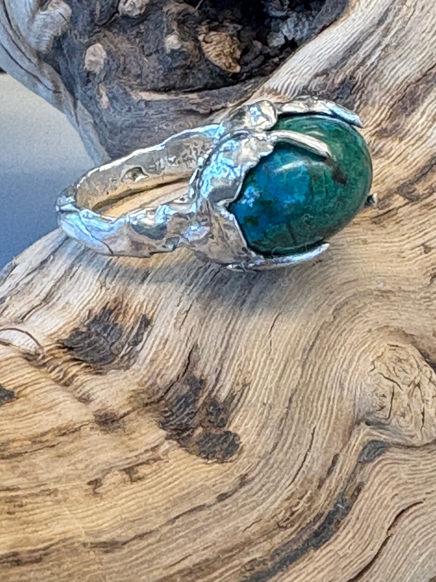 Sterling silver, lost wax casted, ring!